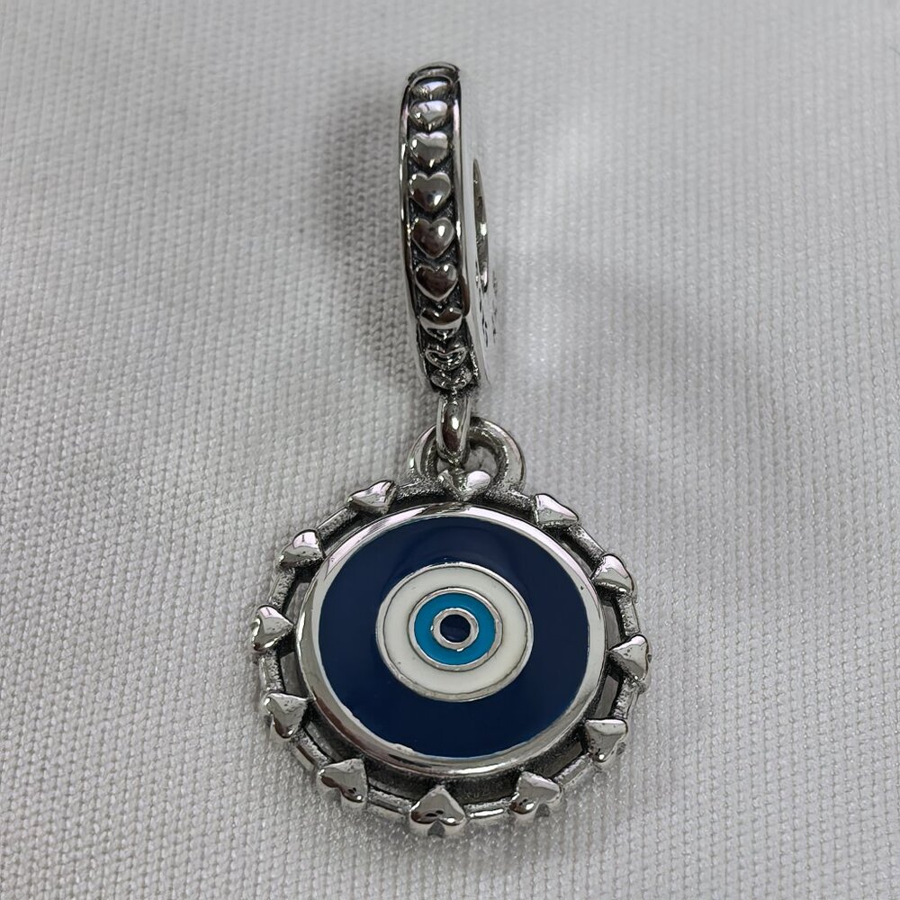 Pandora "Evil Eye" Exclusive Charm Pendant, S925 Silver Jewelry